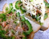 ゴーヤのお好み焼き風味のトースト作り方3写真