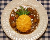 ふわとろ卵とチーズのパイナップルカレー☆作り方6写真