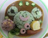 雨の日のデコカレー作り方4写真