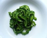 ゴーヤの即席おこげ中華丼作り方1写真