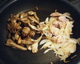 マイタケの卵カレー丼作り方3写真