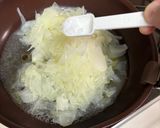 簡単飴色！後のせオニオングラタンスープ作り方3写真