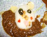 うちにあるもので、デコカレー☆パンダ作り方6写真