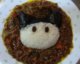 ☆のりまきねこちゃんのデコカレー☆作り方4写真