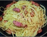 焦がしベーコンとトマト&クリチパスタ作り方2写真