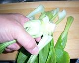 手軽にチンゲン菜のクリーム煮風作り方1写真