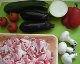 豚肉と野菜のピリ辛エスニック炒め作り方1写真