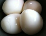 半熟卵の味玉( ´▽｀)めんつゆで簡単！作り方3写真