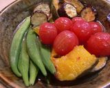【夏野菜の焼き浸し 白だし風味】♪作り方3写真