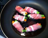 レンジで根菜巻き豆鼓煮作り方4写真