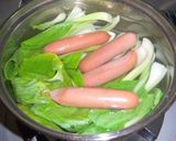 手軽にチンゲン菜のクリーム煮風作り方5写真