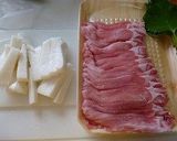 簡単!豚肉で大葉と山芋巻き!ジュレポン酢作り方2写真