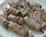 簡単!豚肉で大葉と山芋巻き!ジュレポン酢作り方8写真