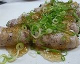 簡単!豚肉で大葉と山芋巻き!ジュレポン酢作り方9写真