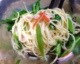 ツルムラサキとトマトの冷製パスタ作り方6写真