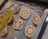 オーブンで焼く【鰯のレンコン挟み焼き】♪作り方4写真
