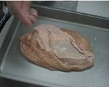 【夏にさっぱり！】セロリと鶏肉の梅肉和え作り方1写真
