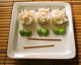 お弁当に❤シュウマイde白いお花作り方1写真