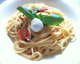 爽やかなコク●○。トマトとバジルのパスタ作り方5写真
