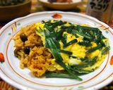 ピリ辛っ!! コチュご飯のニラ玉丼♪作り方6写真