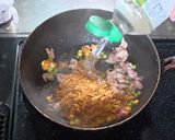 チキンラーメン炒飯作り方2写真