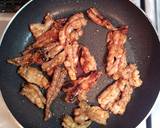 フライパンで☆照り焼きチキンもちピザ作り方4写真
