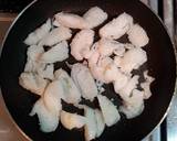フライパンで☆照り焼きチキンもちピザ作り方6写真