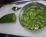 南国香る夏野菜と桃の冷製パスタ　作り方1写真