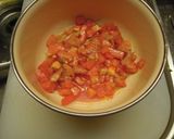 南国香る夏野菜と桃の冷製パスタ　作り方3写真