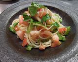 南国香る夏野菜と桃の冷製パスタ　作り方7写真