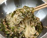 ブロッコリースプラウト入り☆ねばねばそうめん作り方2写真
