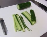 野菜スティックの梅マヨ海苔巻き作り方1写真
