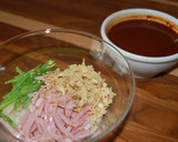 赤みそたれのちょっとピリ辛そうめん作り方3写真
