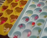 パーティーに花氷かわいいフラワーキューブ作り方2写真