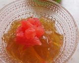 ジャスミン茶とグレープフルーツのゼリー。作り方5写真