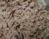 お肉たっぷりでくずれそうなオムレツ作り方1写真