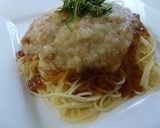 なめたけおろしの冷製パスタジュレポン酢作り方4写真