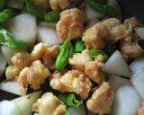 冬瓜とししとうとエビプリの甘酢炒め作り方6写真