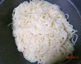 ゴーヤ&キムチのそうめんチャンプルー作り方3写真