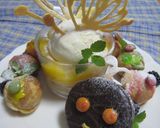 夏の思い出パンケーキ～芋虫とチョウチョ～作り方7写真