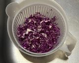 紫キャベツと茎わかめのサラダ作り方2写真
