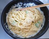 鮭とアボカド♡豆乳クリームパスタ作り方6写真