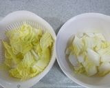 簡単☆白菜とベーコンの温サラダ作り方1写真