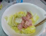 簡単☆白菜とベーコンの温サラダ作り方4写真