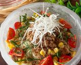 余ったそうめんで！ジャージャー麺風混ぜそうめん作り方8写真