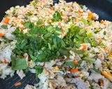 野菜たっぷり梅風味チャーハン作り方7写真