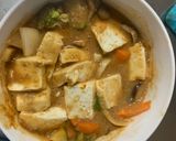 お一人様クリーミーおこわ味豆腐野菜炒め作り方21写真