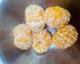 スロージューサーで新鮮🍊みかんジュース作り方1写真