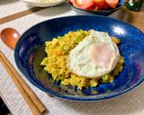 エビのドライカレー(カレーピラフ)作り方5写真