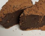 レンジで簡単　もっちり豆腐のチョコケーキ作り方4写真